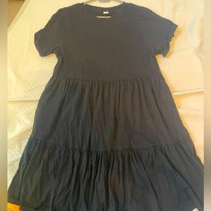 Old Navy black t shirt dress